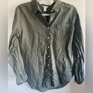 L.L.Bean Linen Women’s Shirt - Medium
